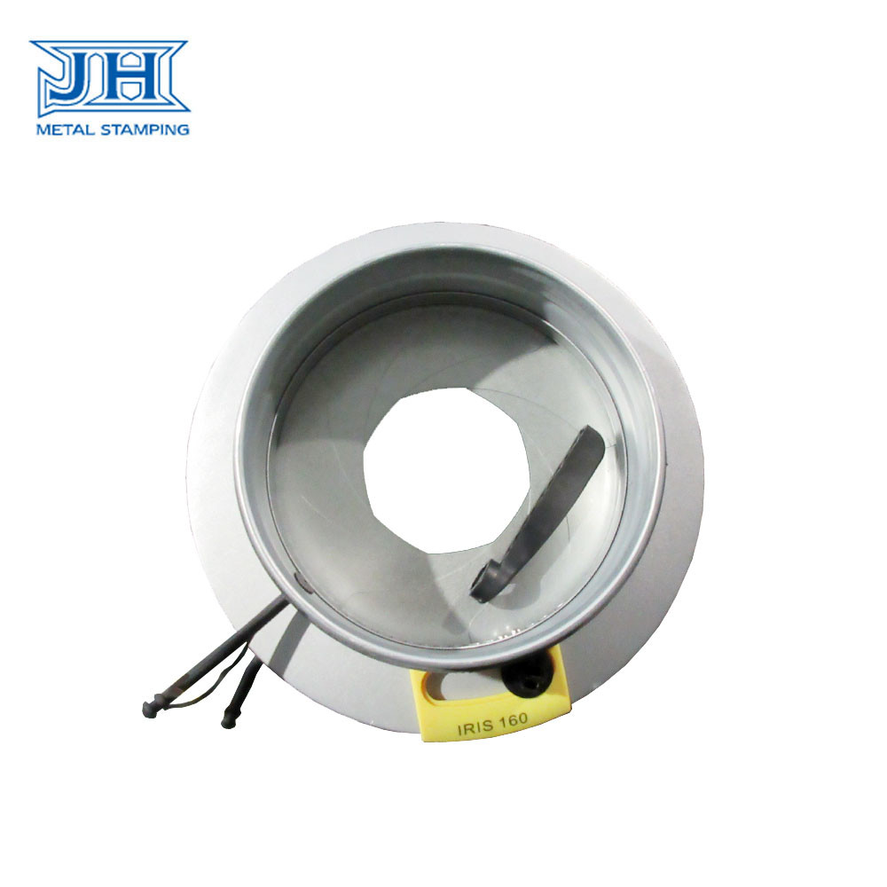 Manual HVAC Iris Type Air Volume Control Damper 80mm To 800mm For Duct
